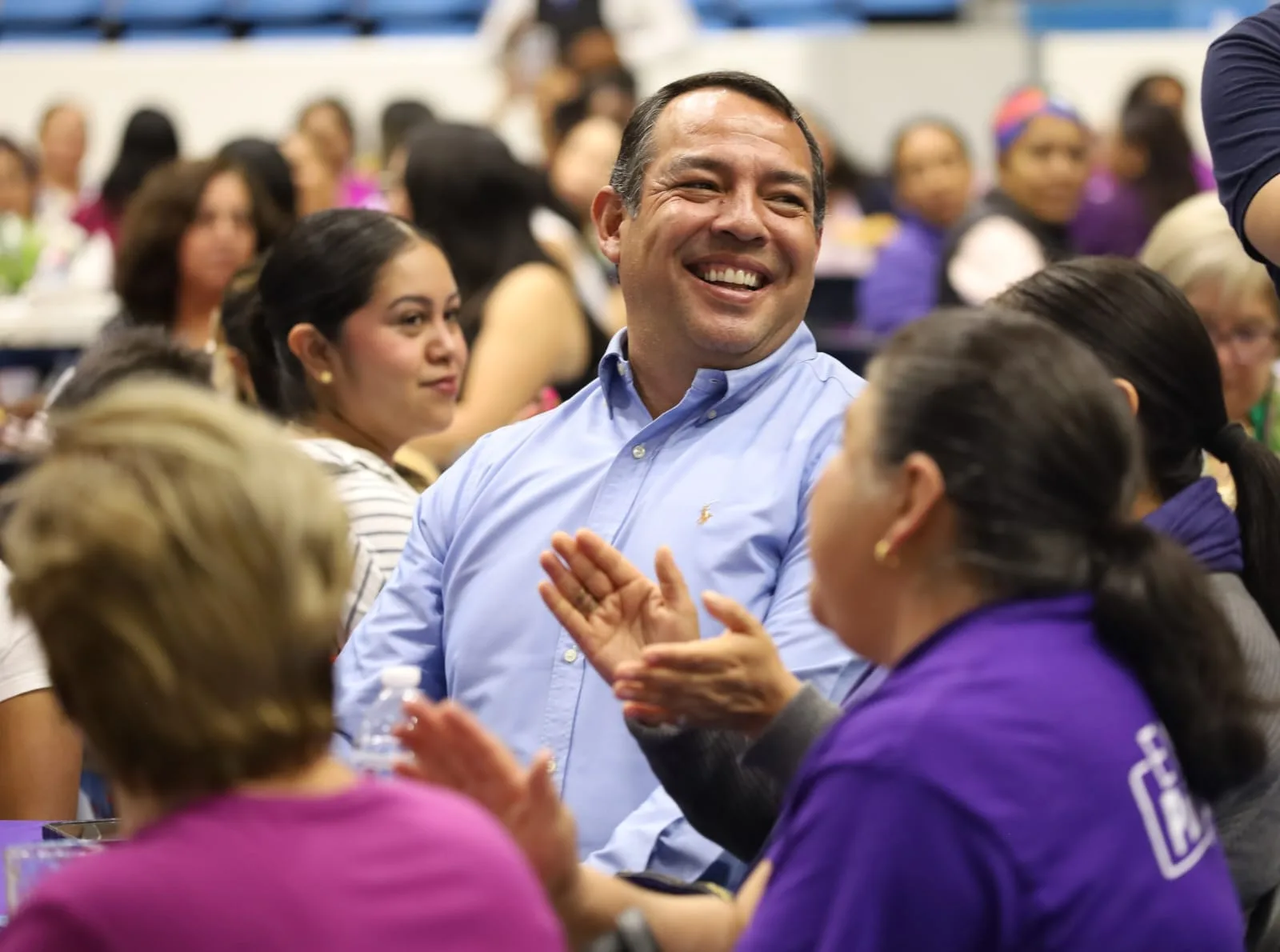 Roberto Cabrera encabeza el primer aniversario de Enlaces Púrpura que ha brindado más de 14 mil atenciones a mujeres.