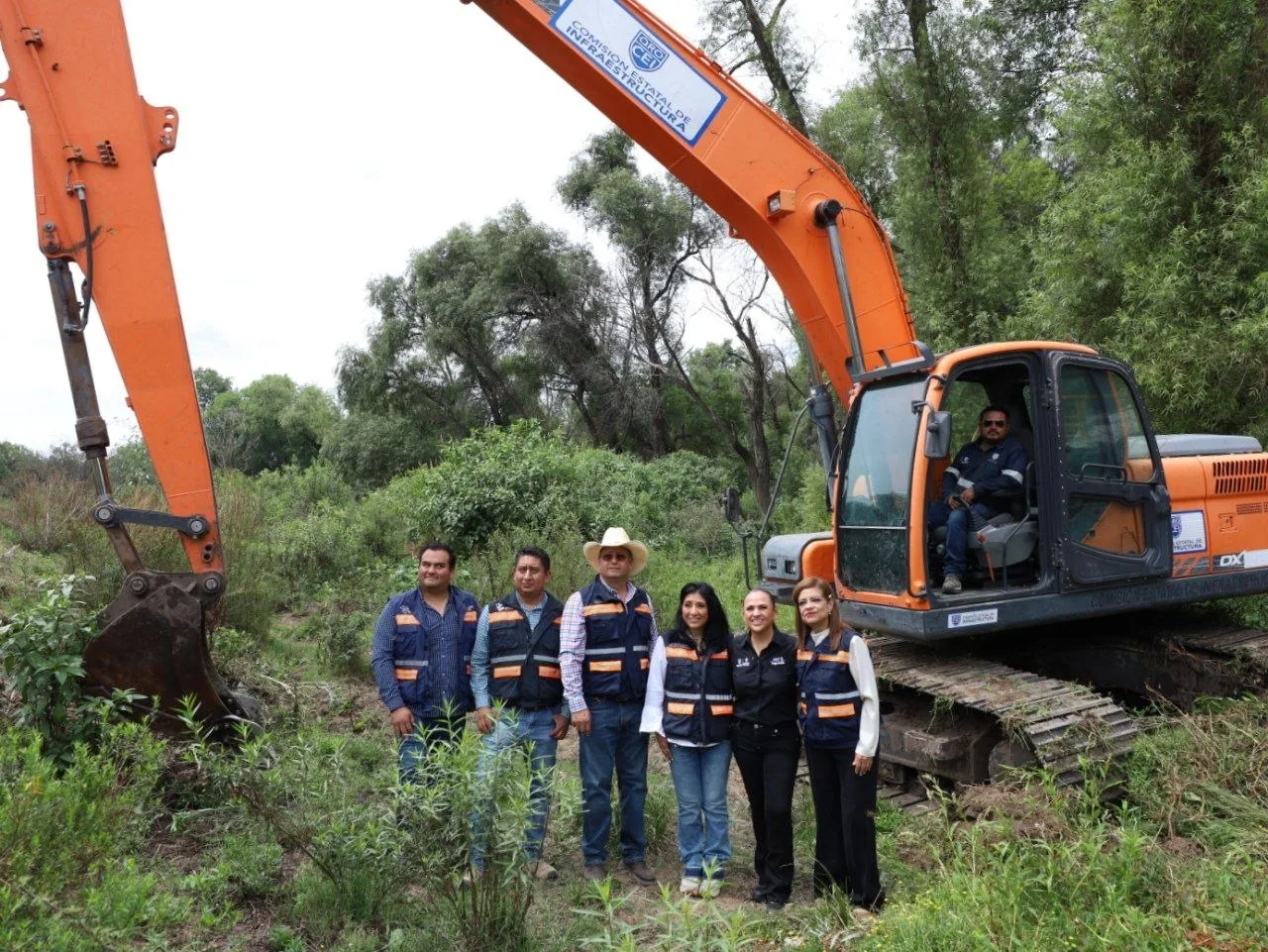 Gobierno Estatal y Municipal realizan labores de limpieza en río San Juan; para prevenir contingencias.