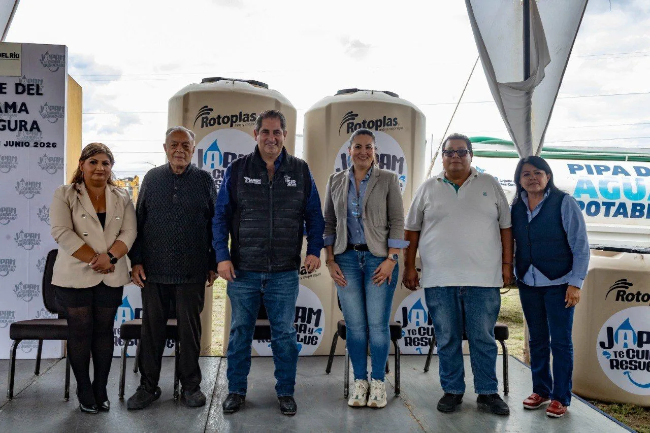 Programa "Agua Segura" fortalecerá almacenamiento de Agua en SJR: Toño Pérez