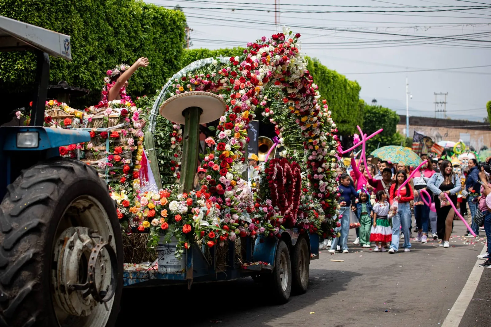 La Valla obtiene “La Flor Más Bella del Campo” y Santa Matilde gana el concurso de carros alegóricos.