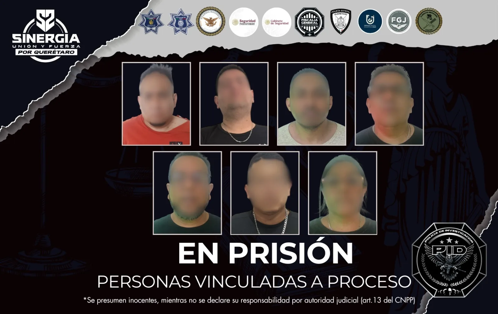 Procesan a los 7 individuos que intentaron secuestrar una mujer en Colón y que fueron interceptados y detenidos en SJR.