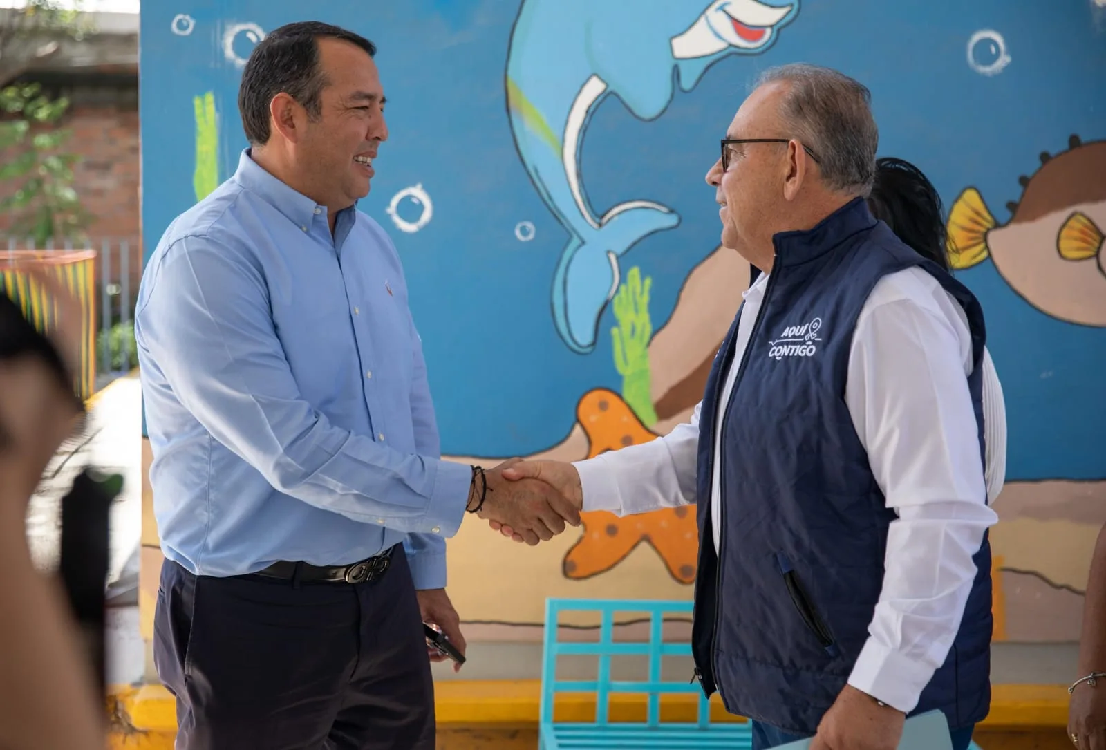 Entregan y supervisan obras en cinco escuelas de SJR; inversión de más de 10 MDP.