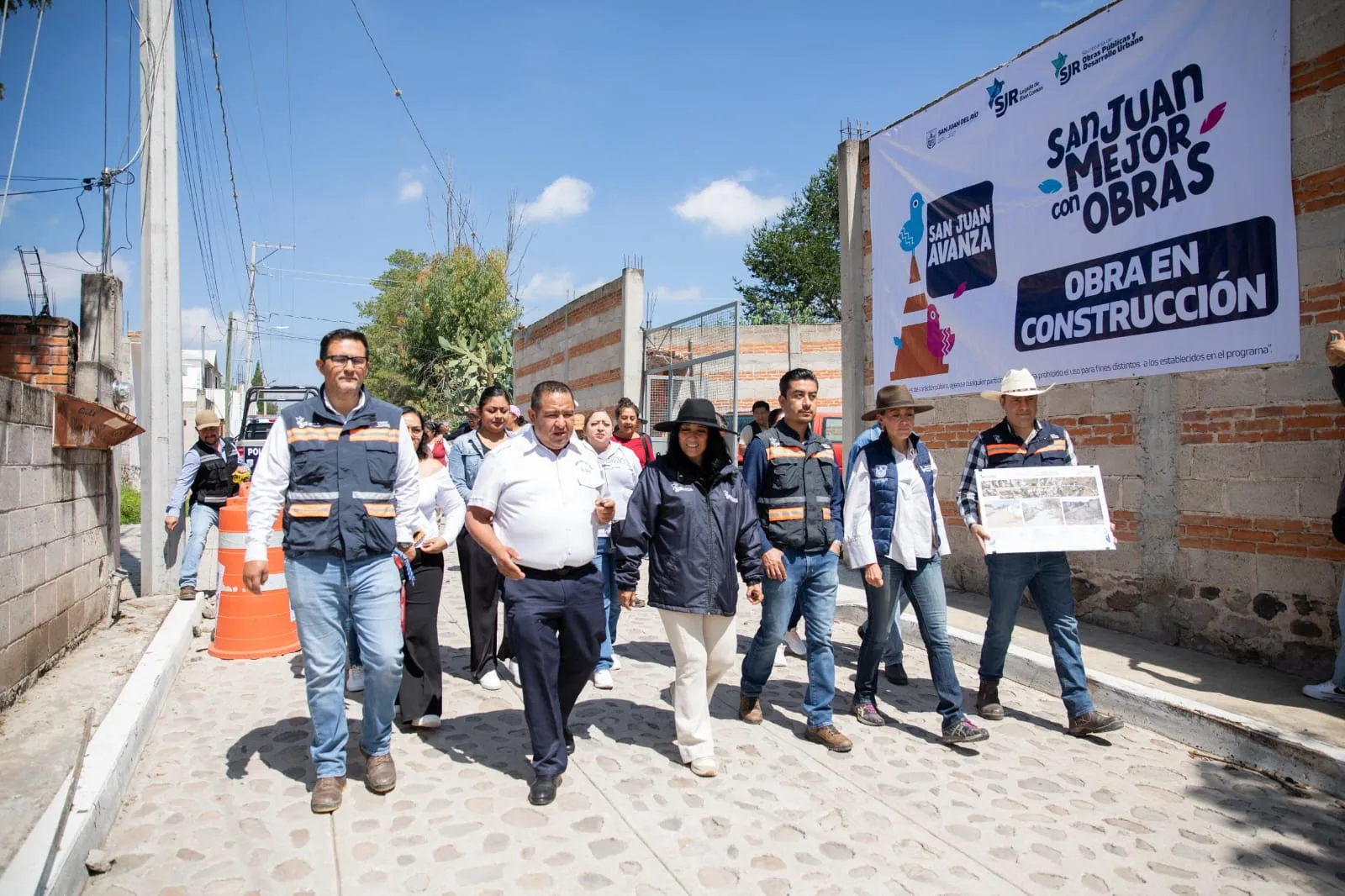 Arrancó segunda etapa para la rehabilitación de calle en Santa Bárbara La Cueva; más de 5 MDP de inversión.