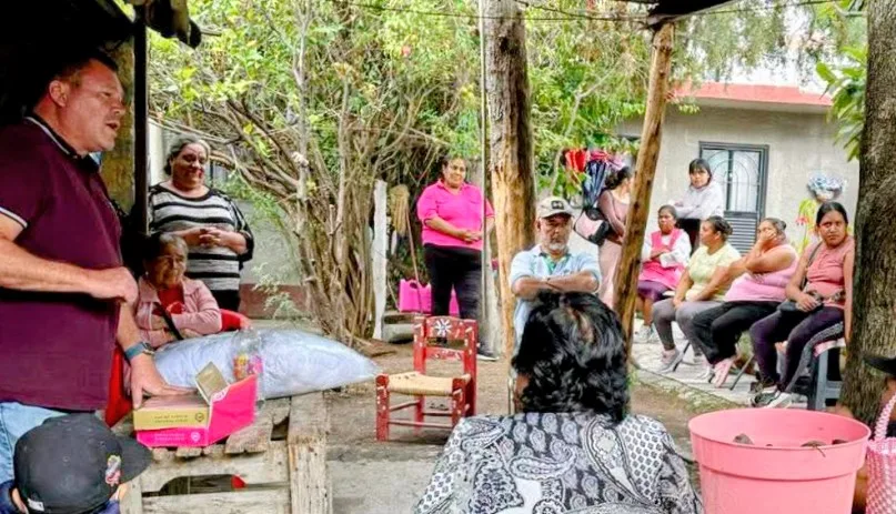 Nada sustituye el escuchar a la gente; Güero Inzunza continúa con dinámica labor territorial, en SJR.
