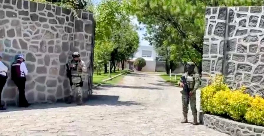 SEDENA y CONAGUA realizan operativo por presuntas actividades ilícitas; al interior de propiedad privada de SJR.