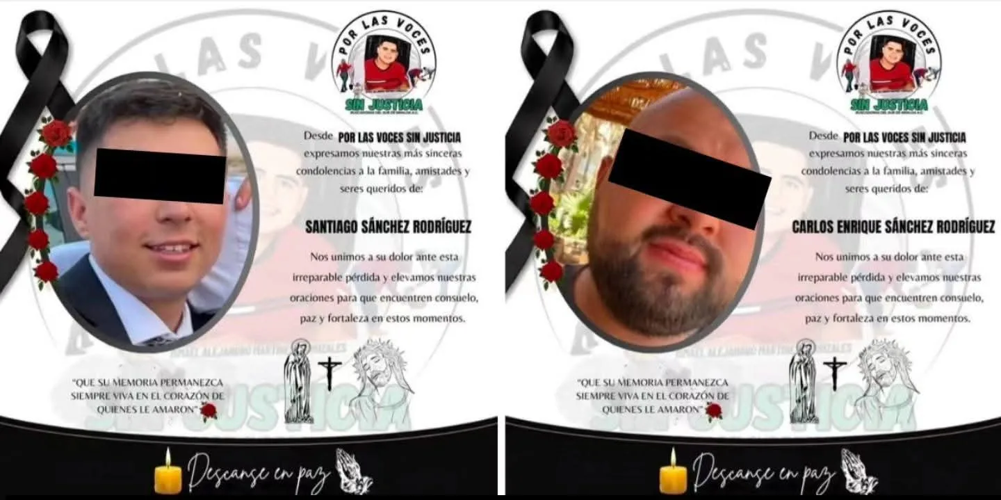 ¿Quiénes son los presuntos responsables de la desaparición y muerte de los hermanos Santiago y Carlos Enrique Sánchez Rodríguez?