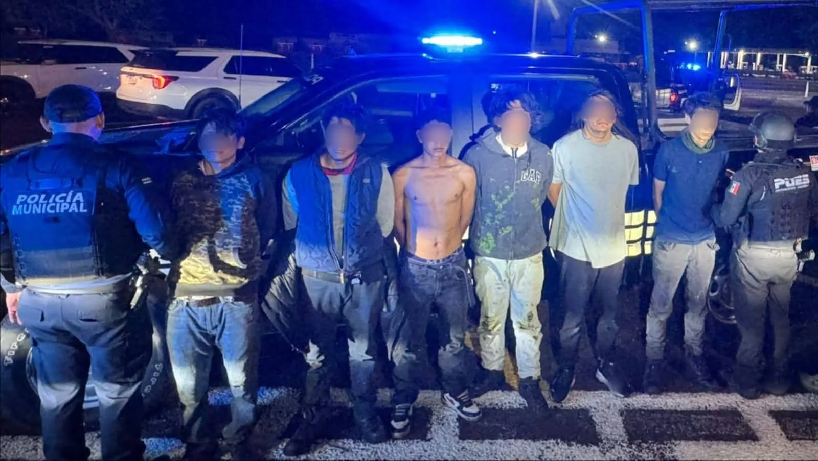 Cae banda de presuntos delincuentes en SJR; hay 6 sujetos detenidos.