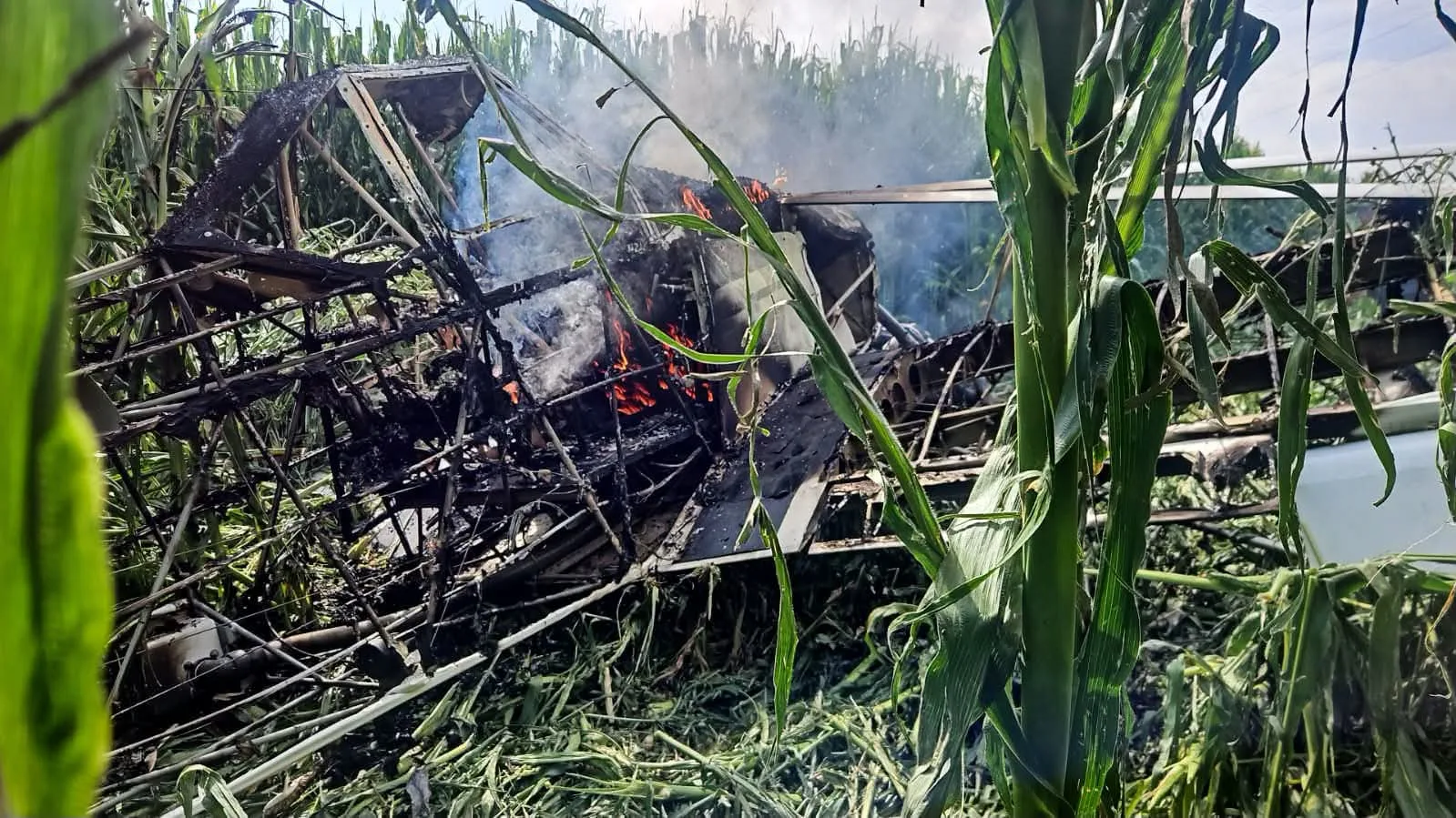 Una persona con quemaduras de Primer y Segundo Grado dejó accidente aéreo en SJR.