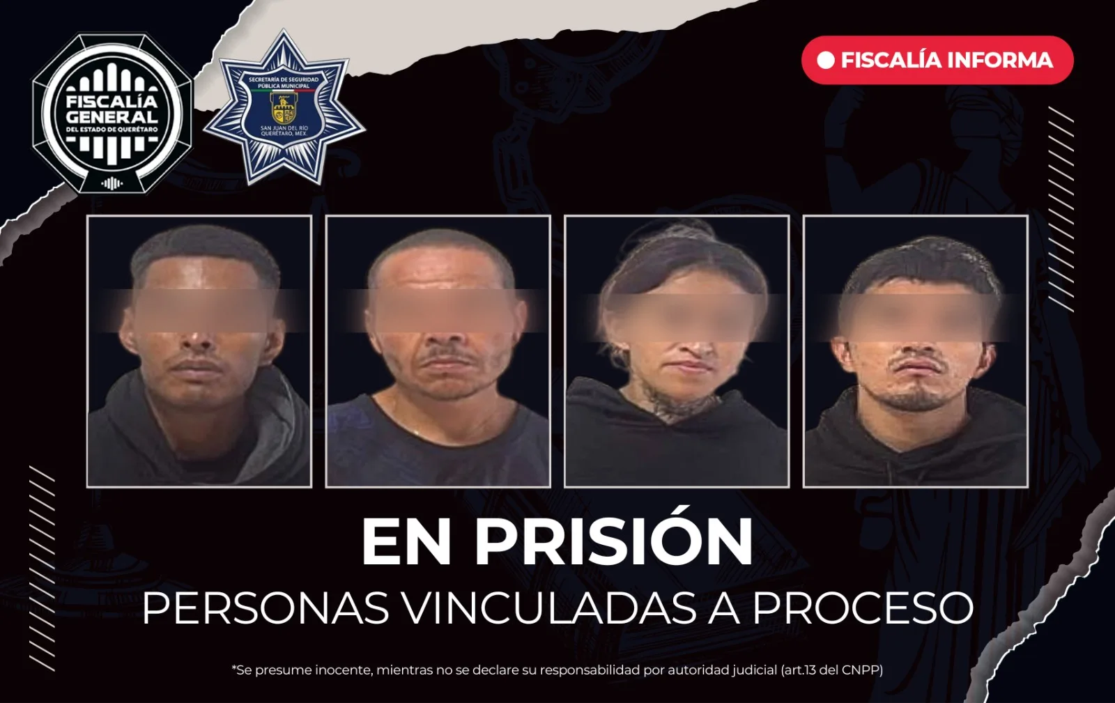 En prisión los 4 rateros que agredieron al dependiente  de una farmacia de SJR y luego lo asaltaron.