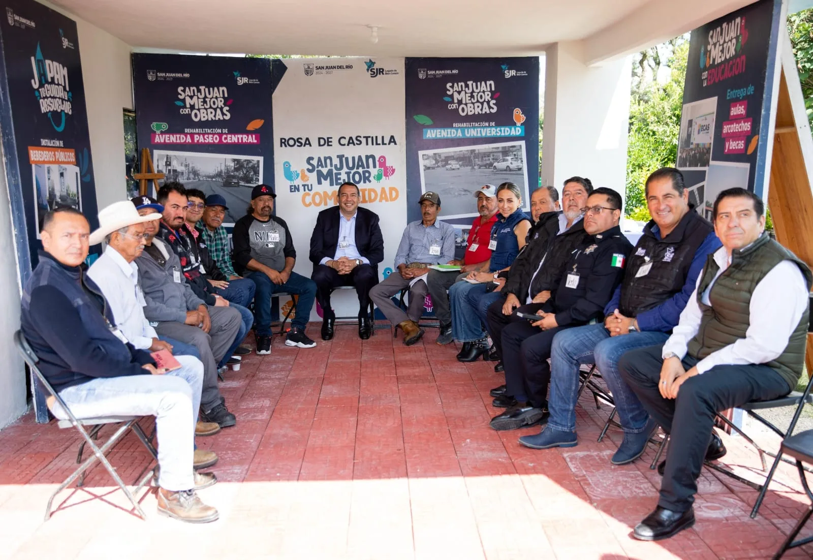 Municipio de San Juan del Río brindó atención directa y realizó jornada de trabajo con Programa “Lunes en Rosa de Castilla”.
