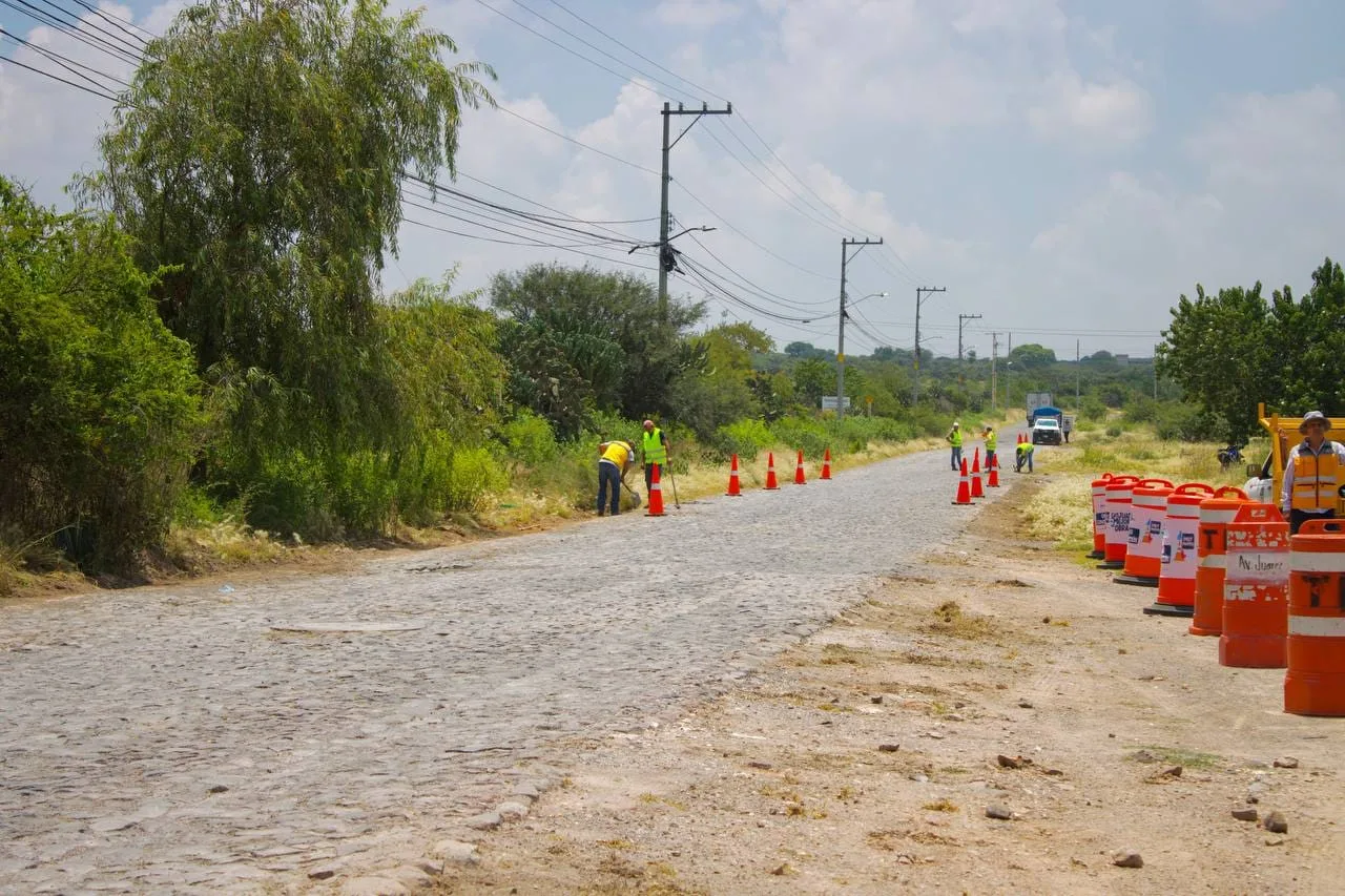 Inició rehabilitación de calle Antiguo Camino Nacional con 6.7 mdp de inversión de la actual administración local en SJR.
