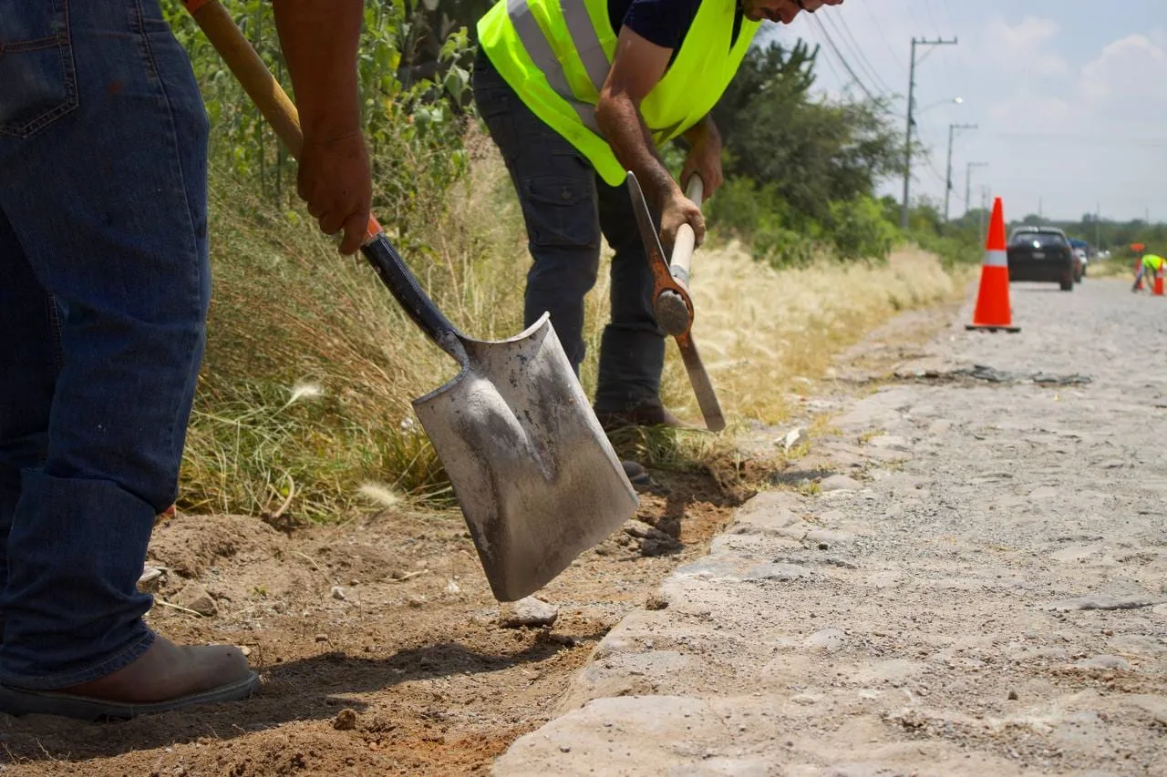 Inició rehabilitación de calle Antiguo Camino Nacional con 6.7 mdp de inversión de la actual administración local en SJR.