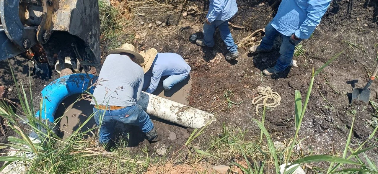 JAPAM atiende afectación temporal en la calidad del agua en El Pedregoso y La colonia México;  por obras del Tren Mex-Qro.