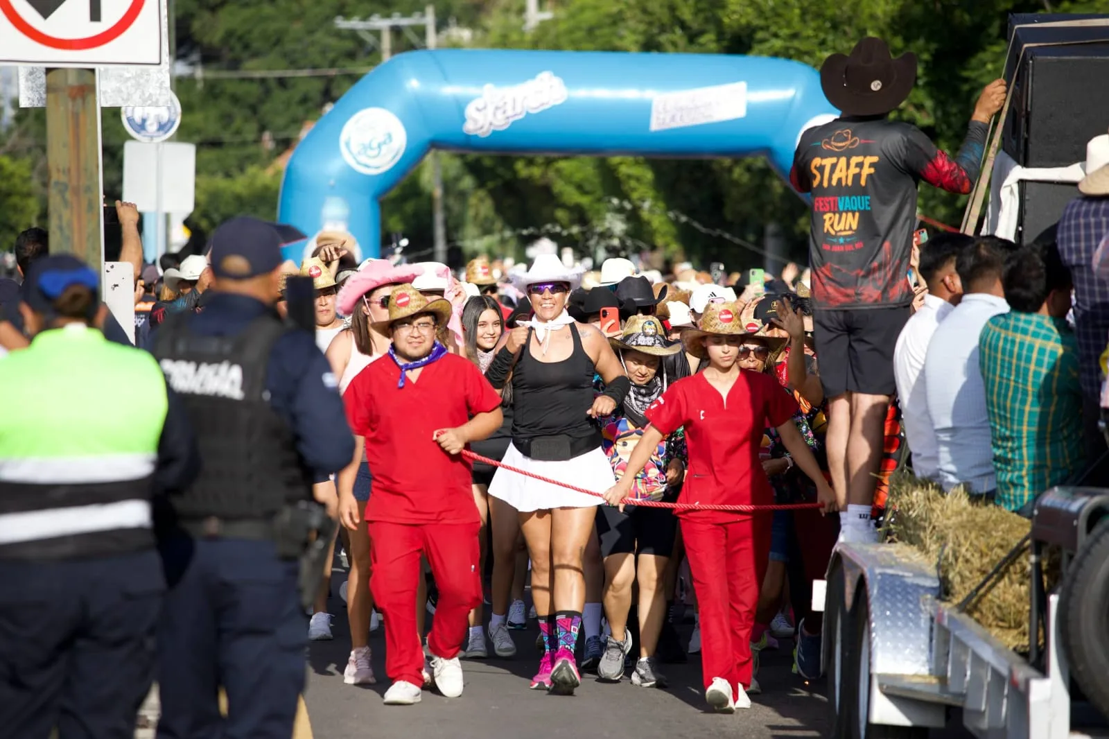 Concluyó con rotundo éxito la Carrera “FestiVaqueRun” en SJR; participaron más de 7 mil personas.