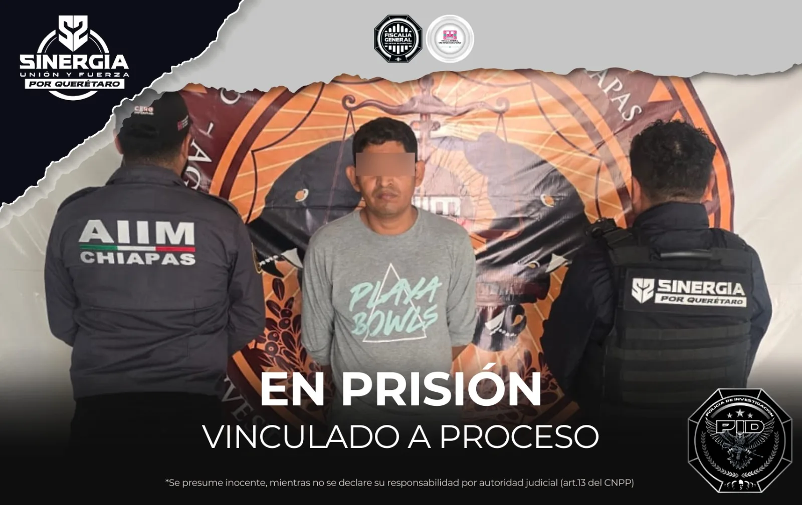 Asesinó a una persona en SJR fue ubicado y detenido en Chiapas.