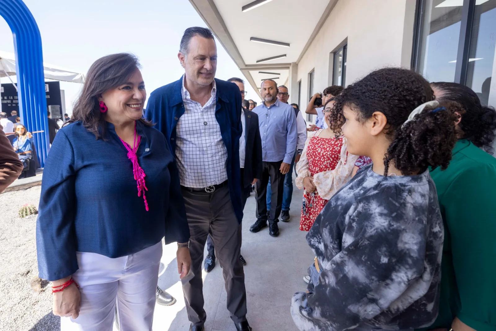 Inaugura Gobernador nuevo edificio de la Escuela de Bachilleres de la UAQ, Campus Aeropuerto