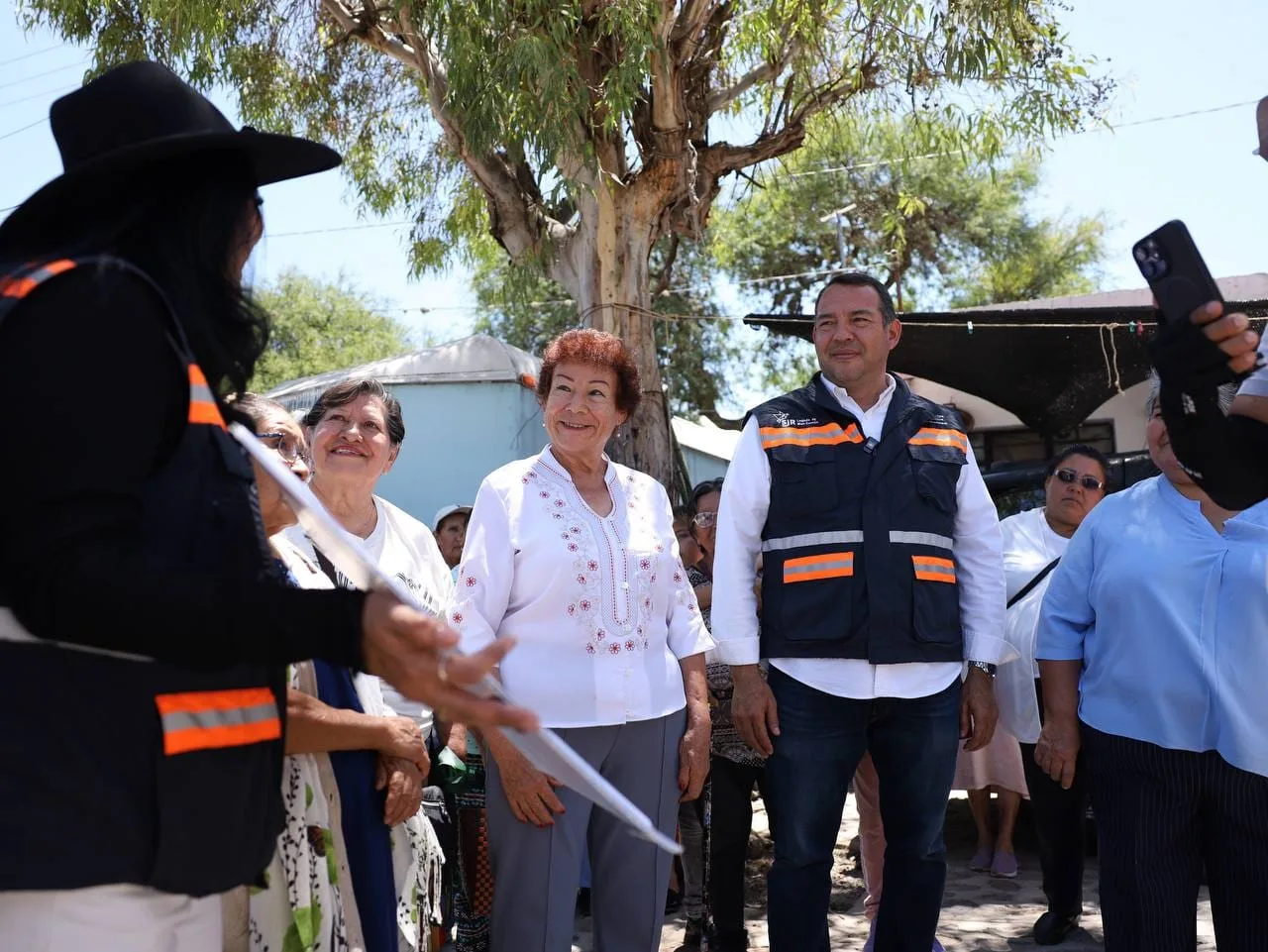 Construye Gobierno Municipal de SJR techumbre en Casa Blanca con más de 1.6 mdp de inversión.