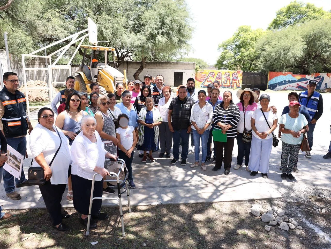 Construye Gobierno Municipal de SJR techumbre en Casa Blanca con más de 1.6 mdp de inversión.