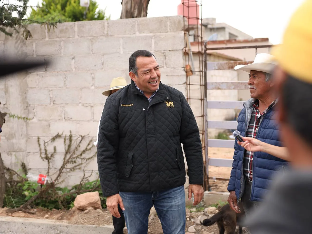 Supervisó Roberto Cabrera construcción de calle en Ampliación Santa Bárbara La Cueva con una inversión de más de 3 mdp.