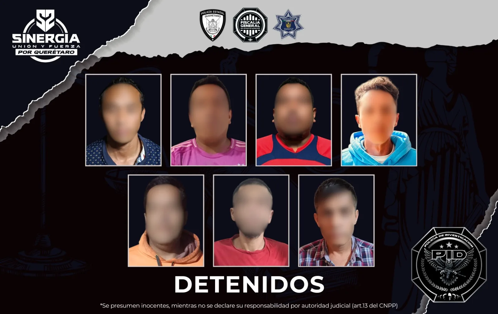 Autoridades ejecutan 7 cateos simultáneos y llevan acabo 7 órdenes de aprehensión en SJR