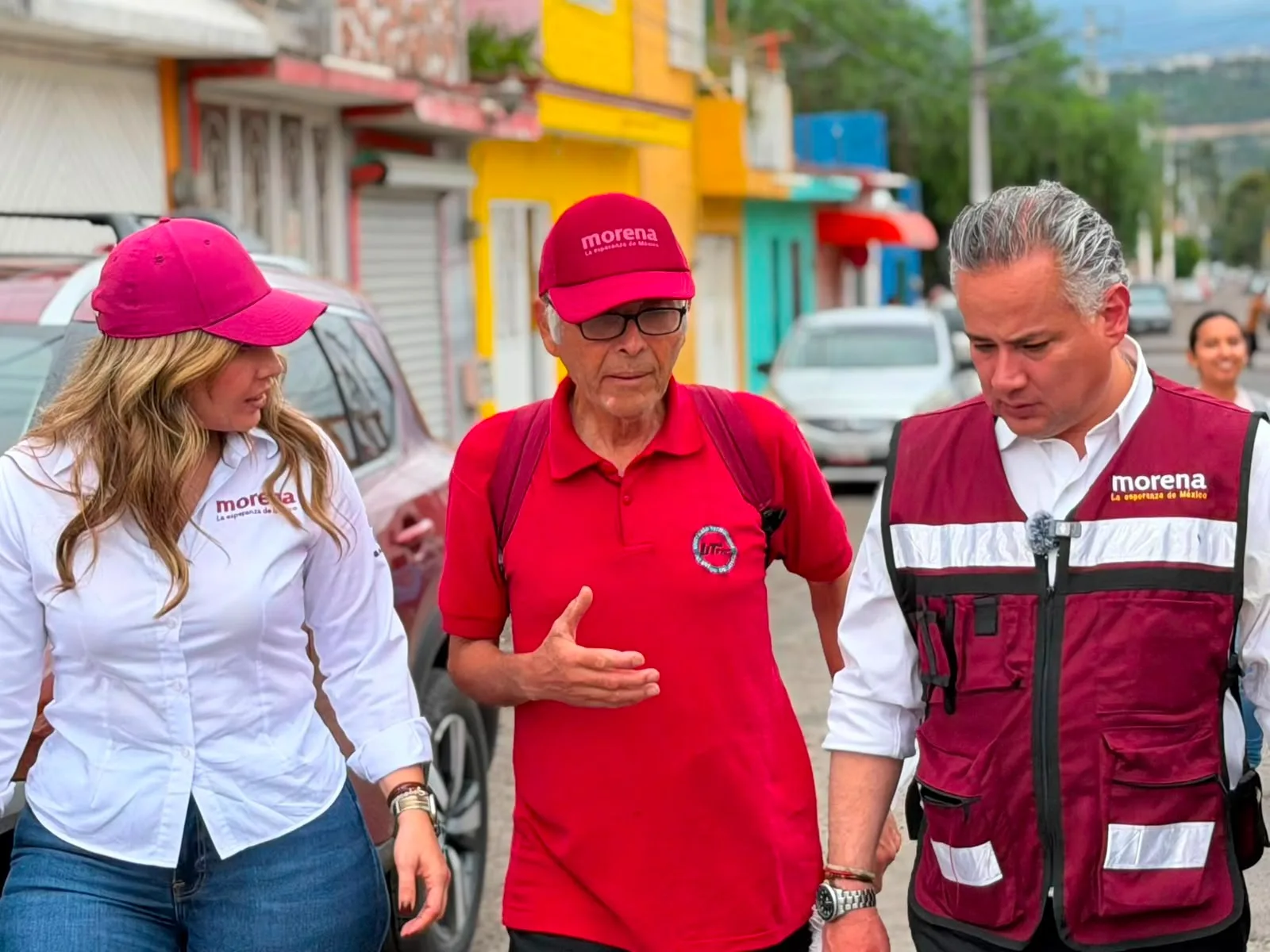 Diputada Andrea Tovar felicita a Santiago Nieto por su nombramiento.