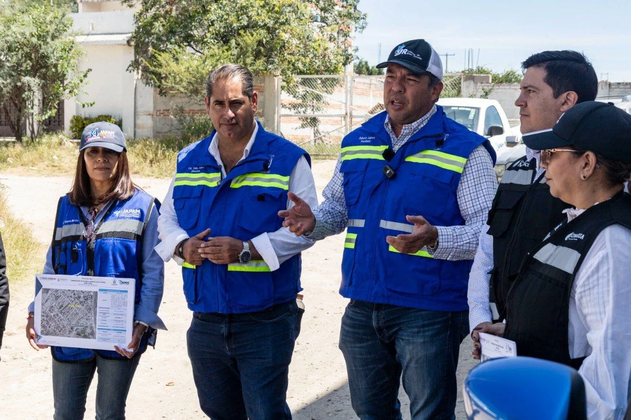 JAPAM y CONAGUA arrancan importante obra para SJR; con la construcción de subcolector sanitario en Loma Linda.