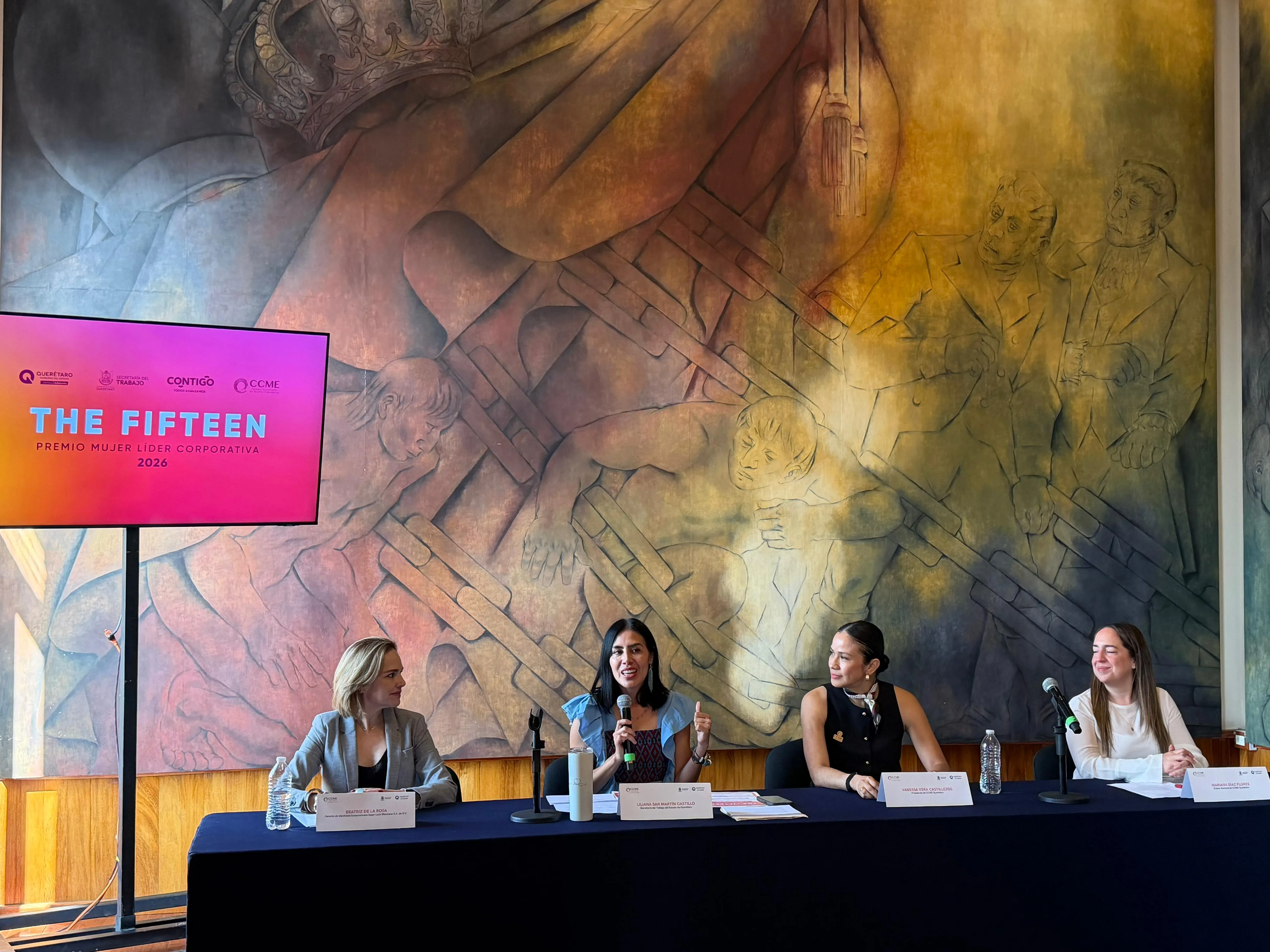 Secretaría del Trabajo organiza "The Fifteen" para reconocer el liderazgo de las mujeres en Querétaro.