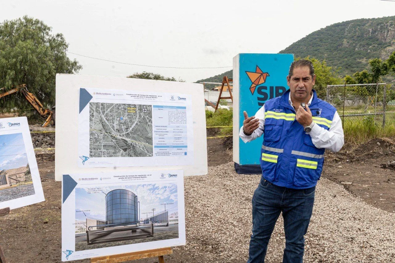 JAPAM y CONAGUA supervisan obras hidráulicas por más de 29 millones de pesos en Cerro Gordo y Solares Banthí.