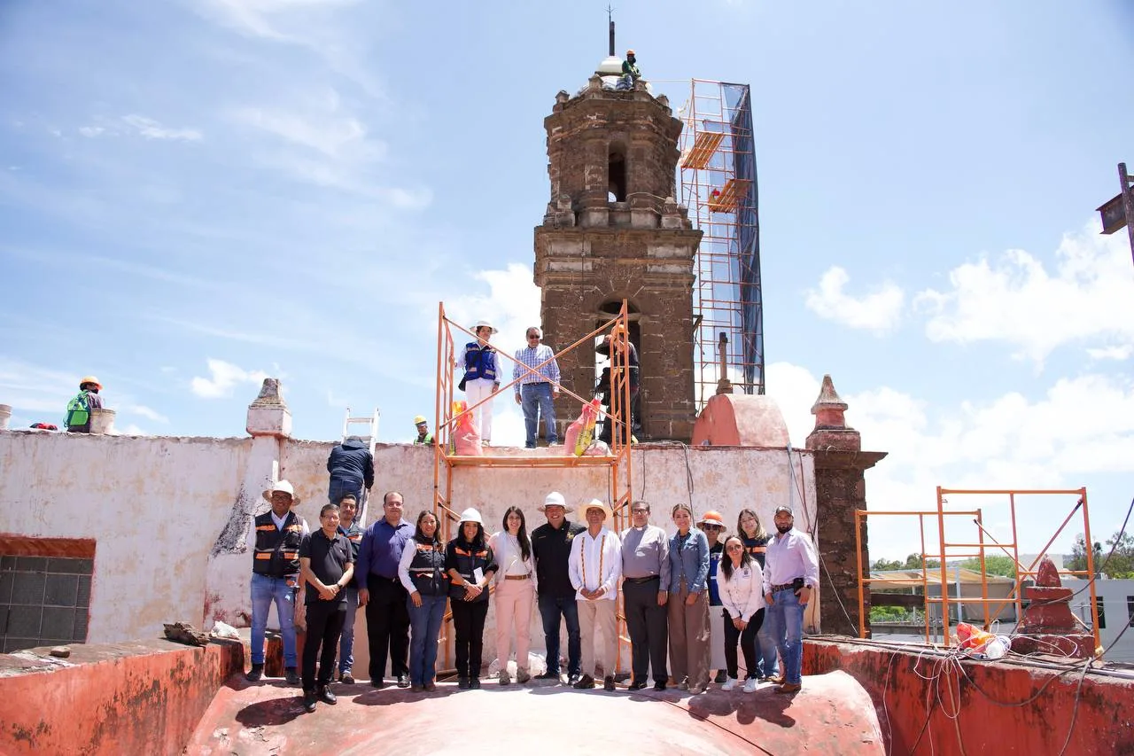 Supervisa Roberto Cabrera la rehabilitación del Templo de San Juan de Dios y Capilla de Jesusito de la Portería.