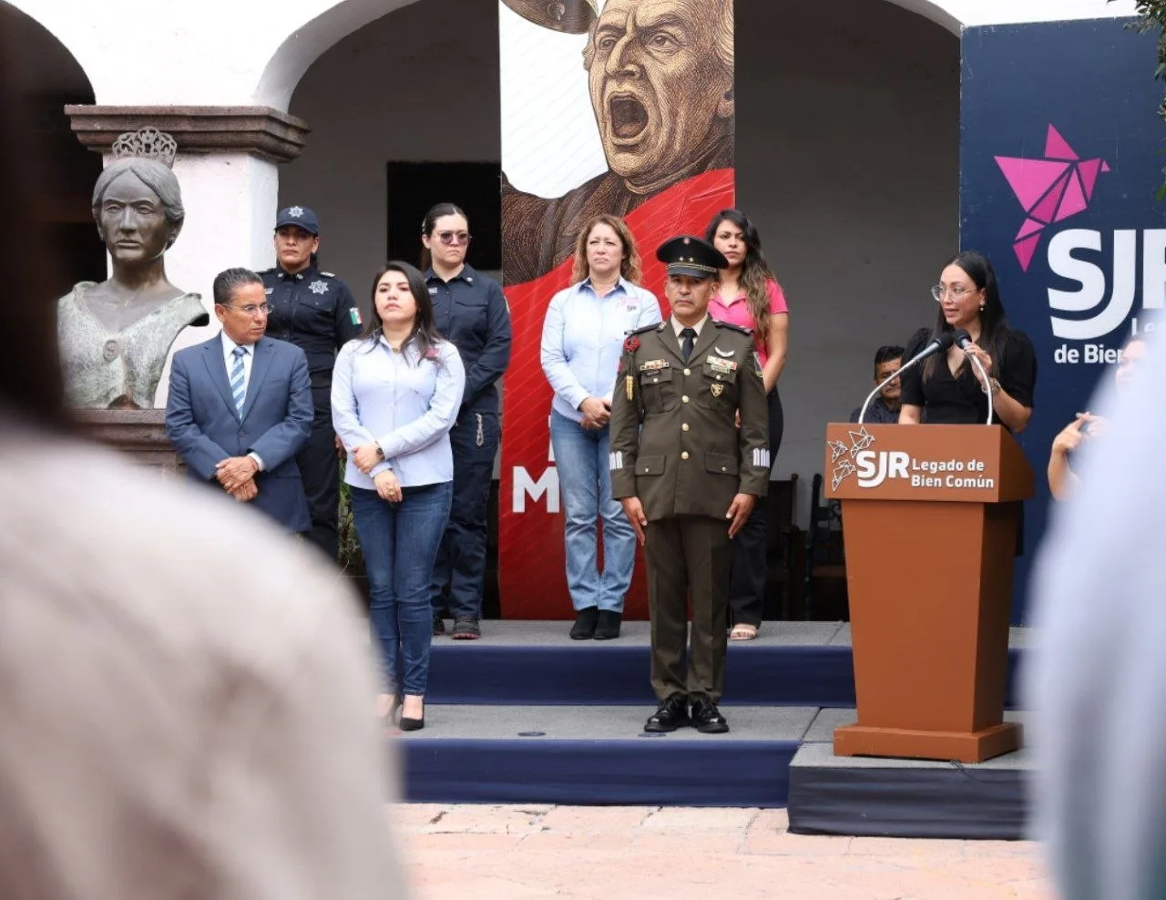 SJR conmemoró participación de Doña Josefa Ortiz de Domínguez en la Independencia de México.