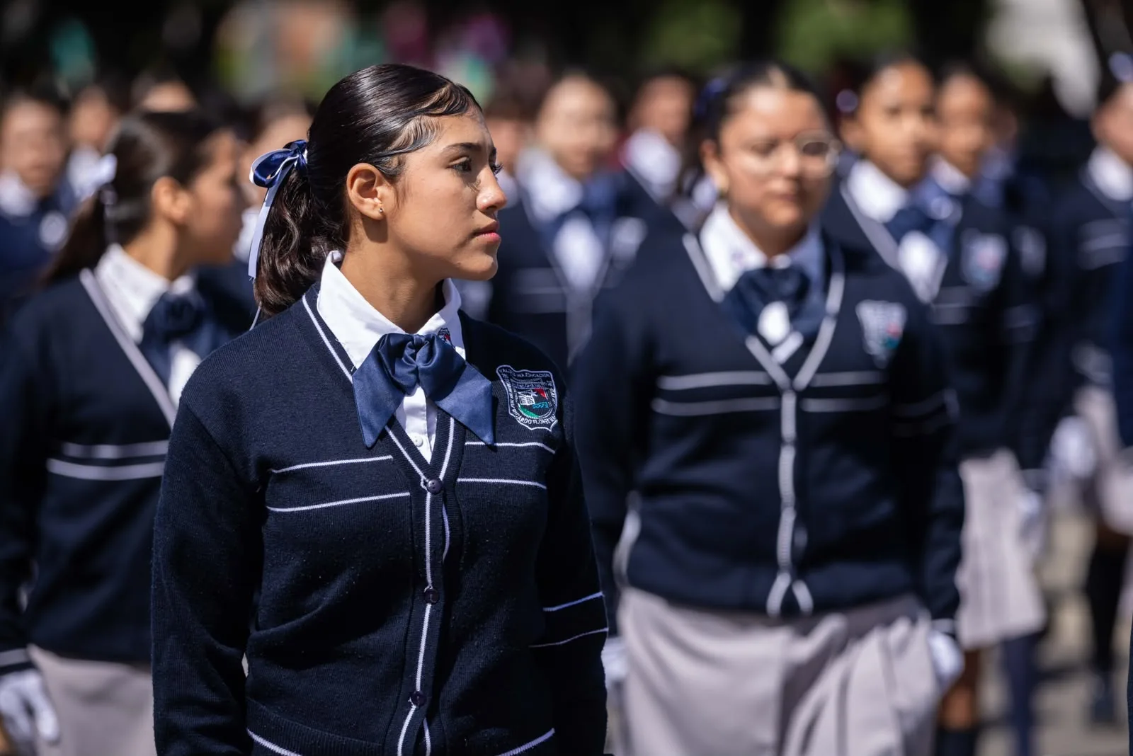 Atestigua gobernador Kuri desfile cívico militar conmemorativo por el CCXVI aniversario de la Independencia