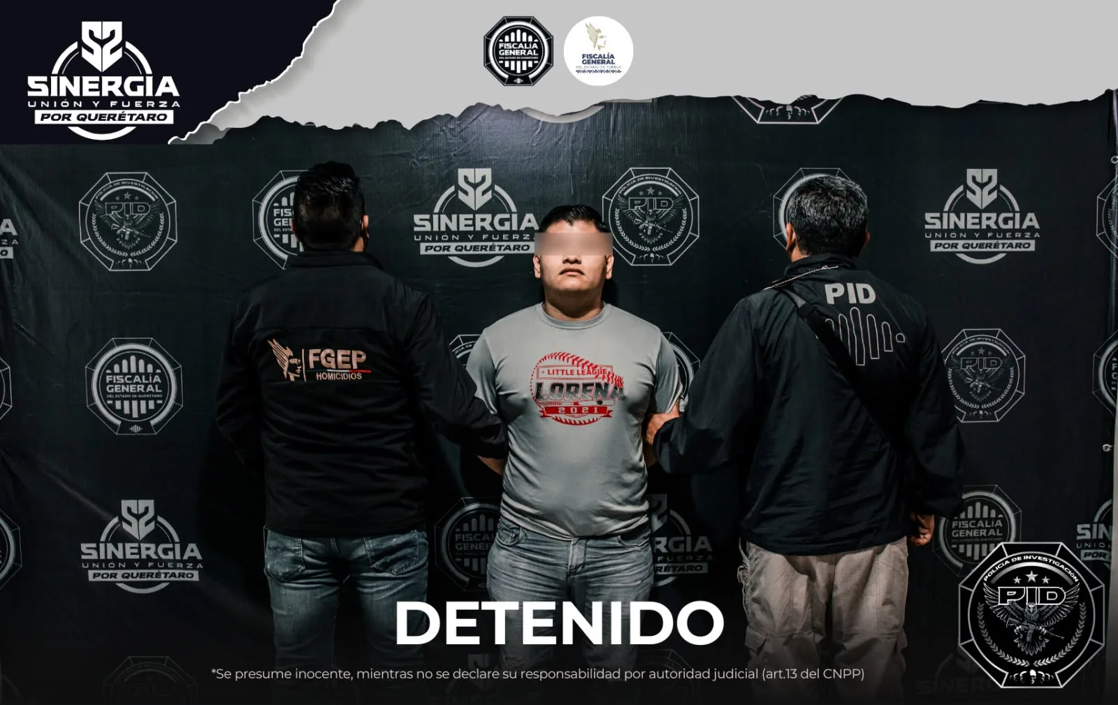 Cayó “El Primo” en Querétaro era buscado por homicidio calificado cometido en Puebla.
