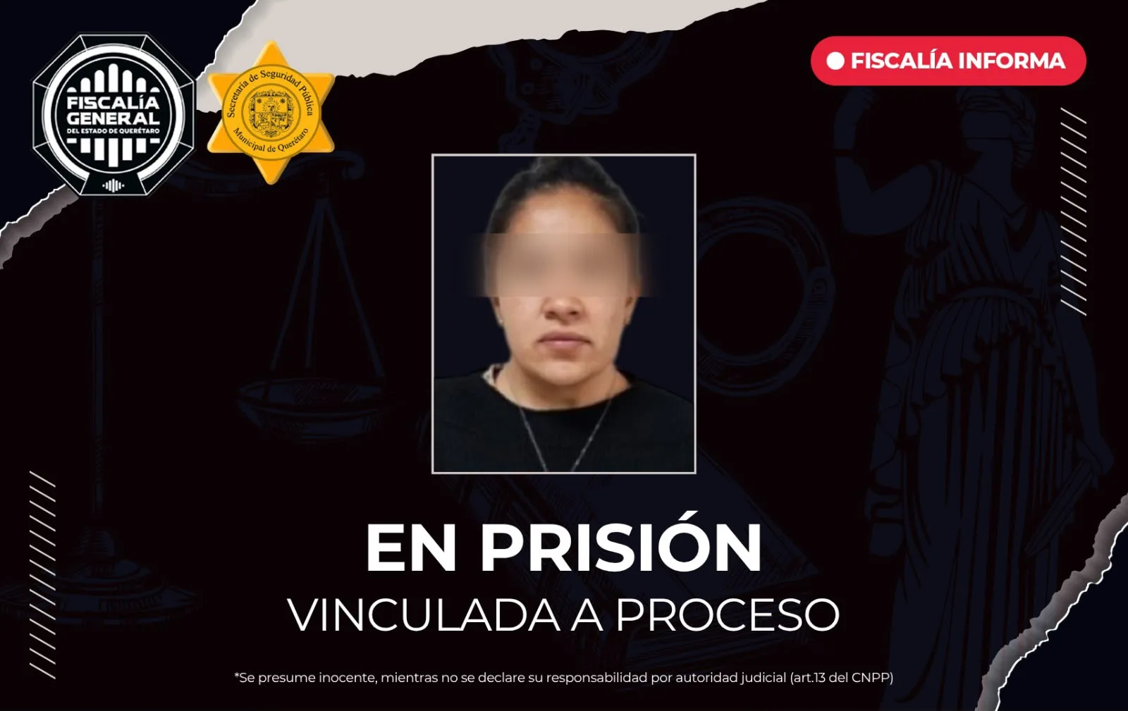 Lo volvió hacer y terminó en la cárcel; experimentada fardera es capturada en Querétaro Capital.