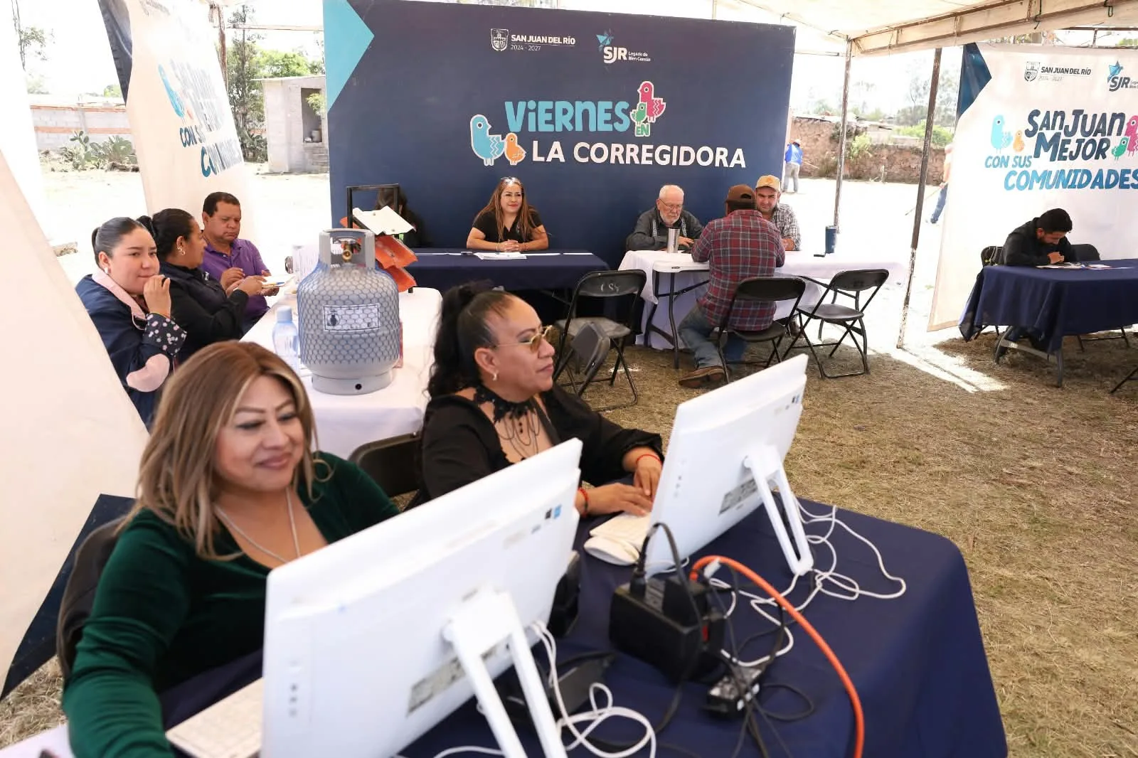 Programa “Viernes en La Corregidora” llega a la comunidad con jornada de trabajo, servicios y atención ciudadana.