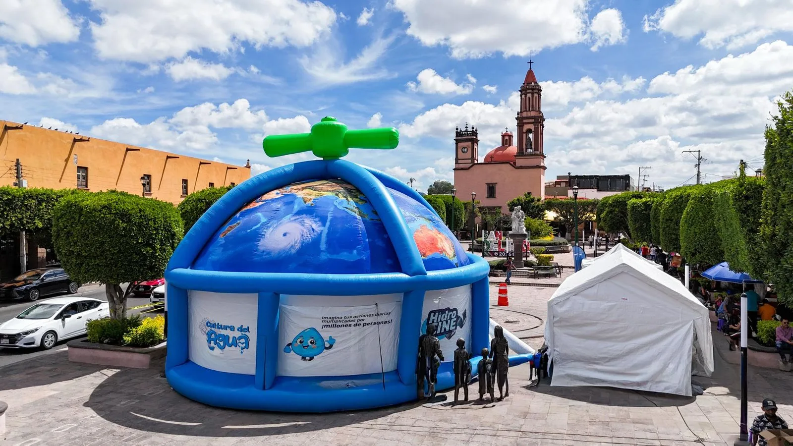 JAPAM presenta Cinedomo para llevar la cultura del agua a todo SJR
