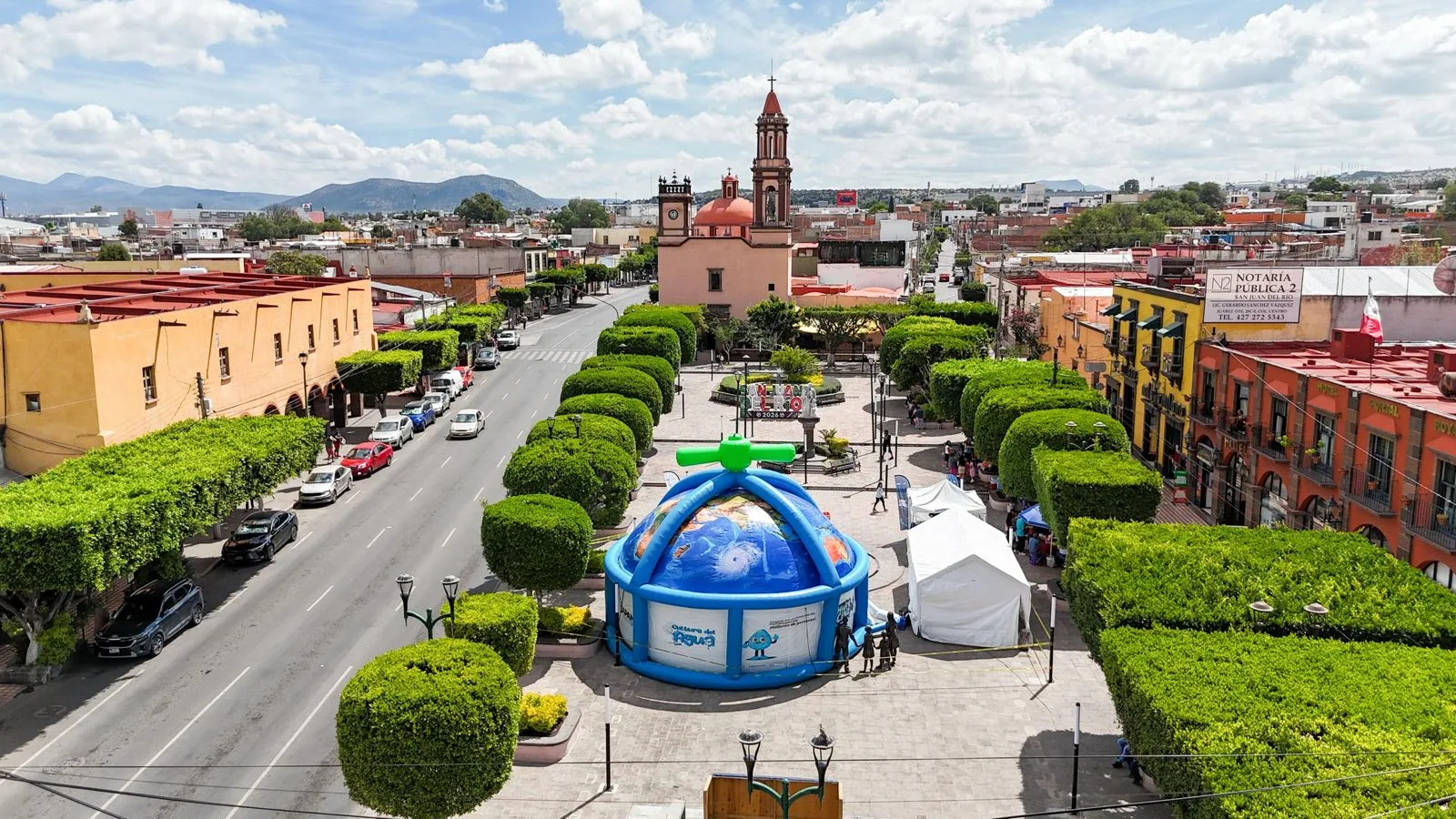 JAPAM presenta Cinedomo para llevar la cultura del agua a todo SJR