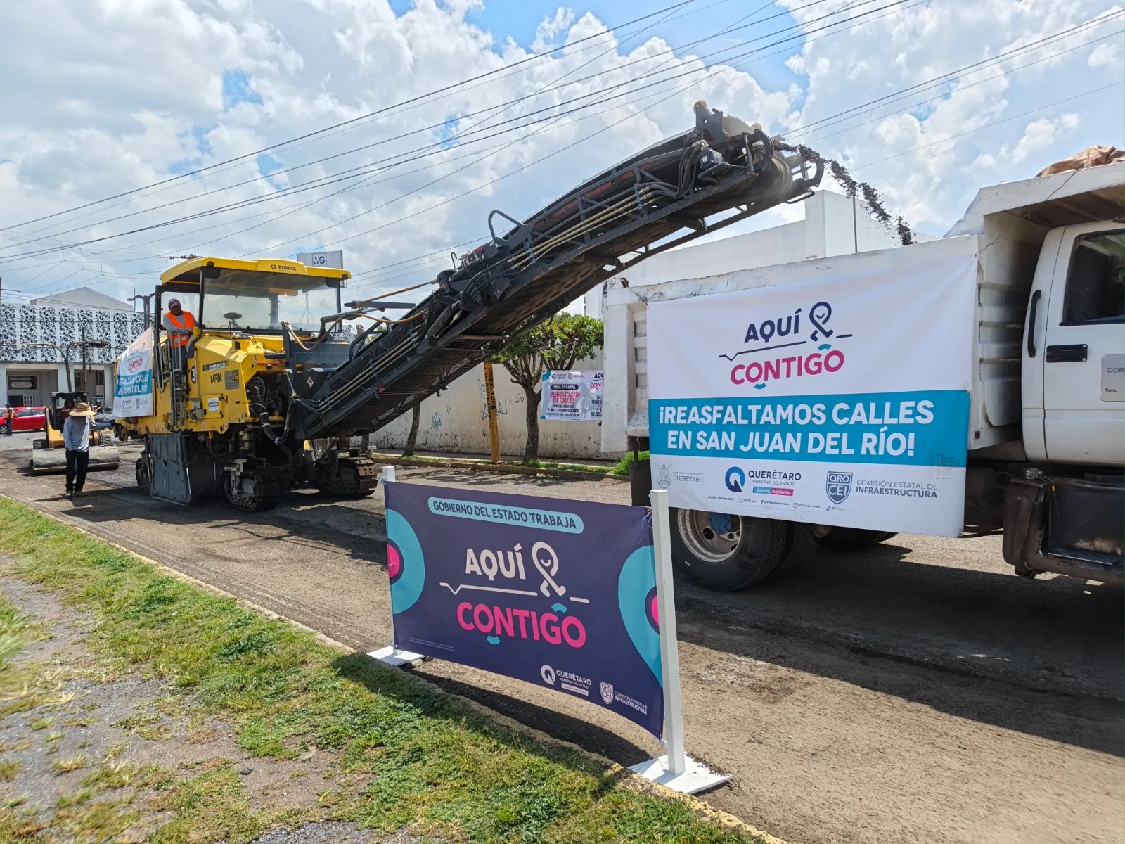 Comenzó a cumplirse compromiso del Gobernador Kuri con SJR; pavimentar 73 mil metros cuadrados, con inversión de 20 MDP.