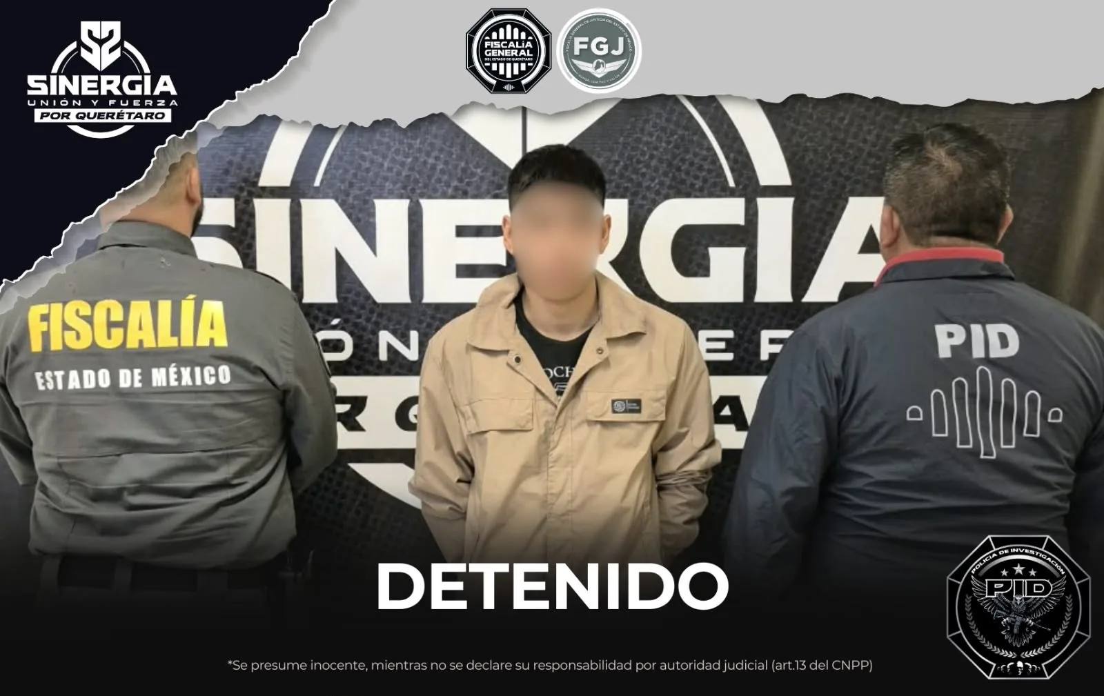 Cayó “El Niño” en Querétaro; era buscado por violación agravada cometida en el Estado de México