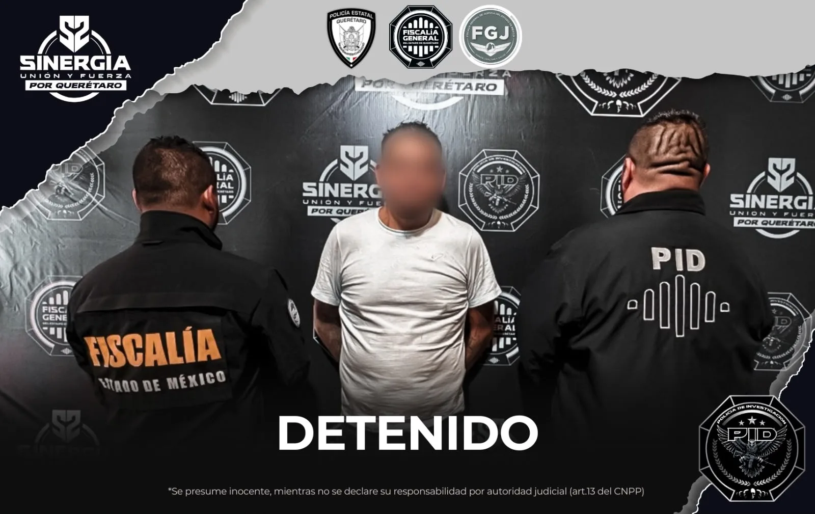 Lo buscaban en el Estado de México por delitos contra la salud; fue ubicado y detenido en Querétaro.