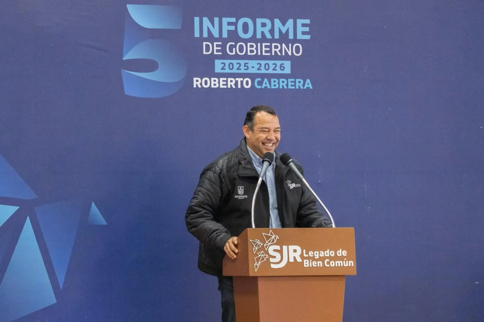 Roberto Cabrera destaca la inversión de cerca de 40 mdp en equipo para la seguridad, en SJR.