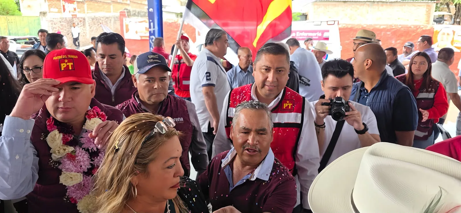 El PT  en Querétaro crece territorialmente; gracias al trabajo en unidad que encabeza su dirigenta Valeria Flores y el respaldo de Santiago Nieto.