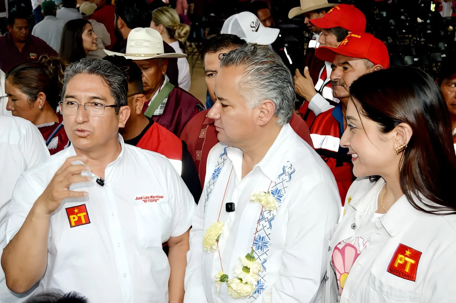 El PT  en Querétaro crece territorialmente; gracias al trabajo en unidad que encabeza su dirigenta Valeria Flores y el respaldo de Santiago Nieto.
