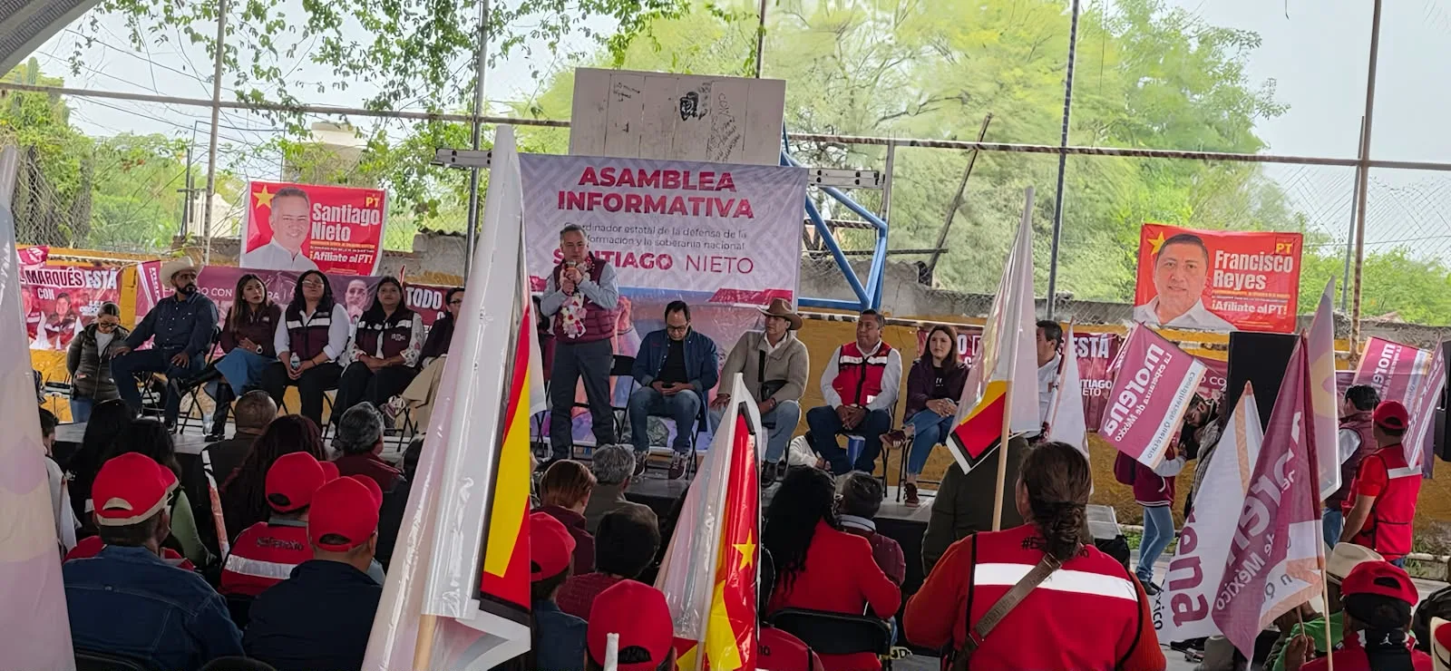 El PT  en Querétaro crece territorialmente; gracias al trabajo en unidad que encabeza su dirigenta Valeria Flores y el respaldo de Santiago Nieto.