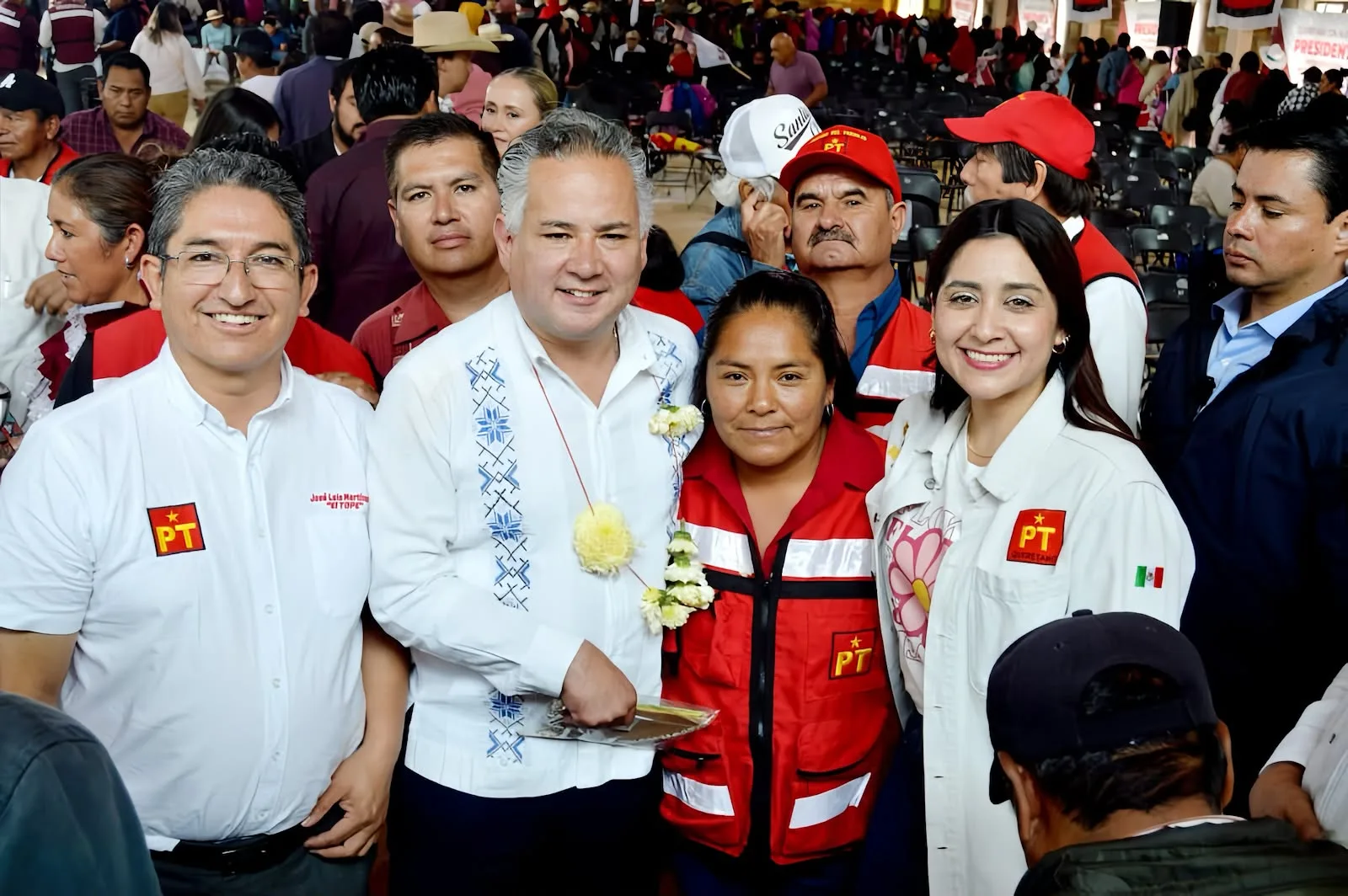 El PT  en Querétaro crece territorialmente; gracias al trabajo en unidad que encabeza su dirigenta Valeria Flores y el respaldo de Santiago Nieto.