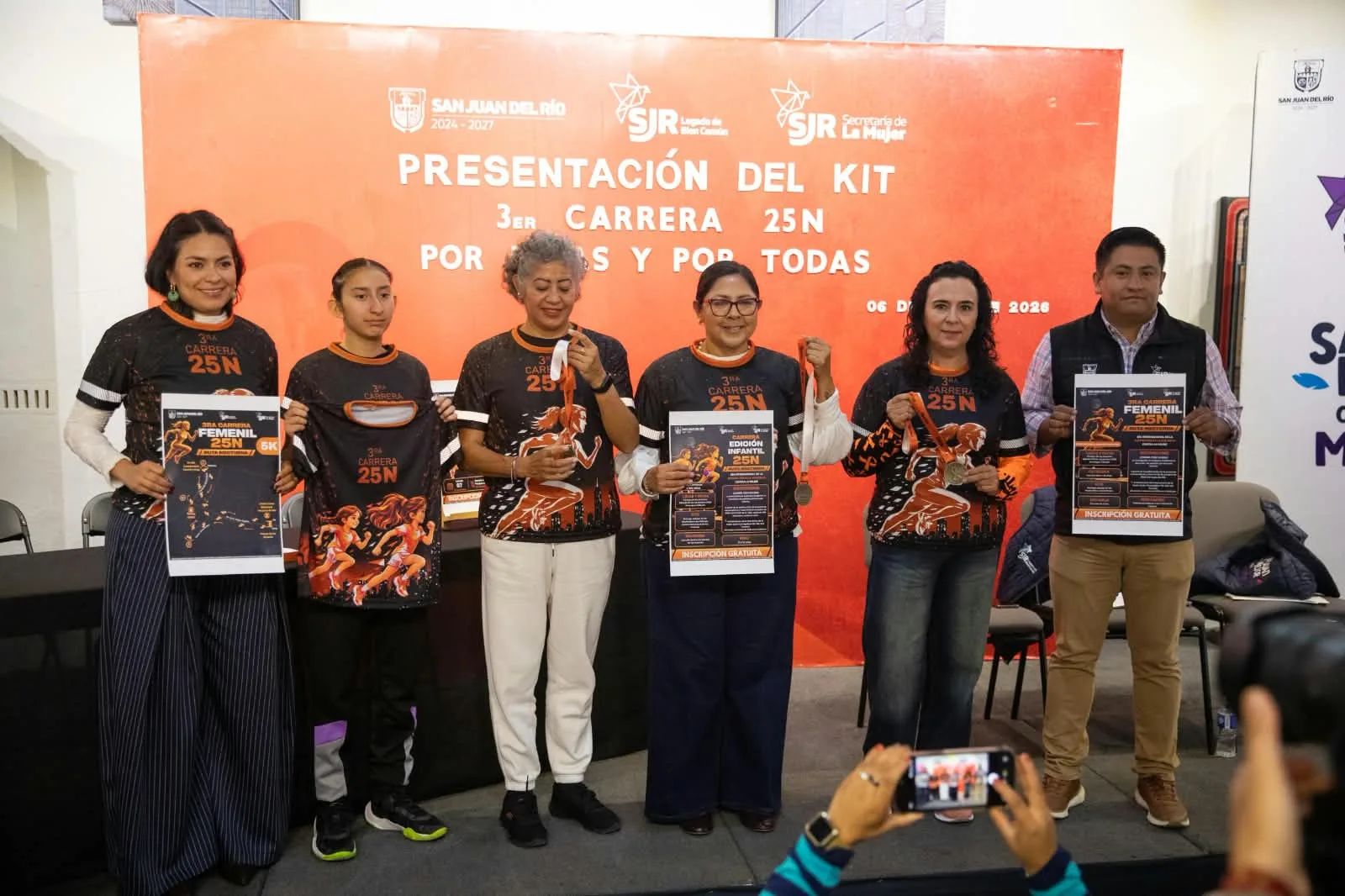 Secretaría de la Mujer en SJR anunció la Tercera Carrera Femenil 25N “Por Ellas y Por Todas”.