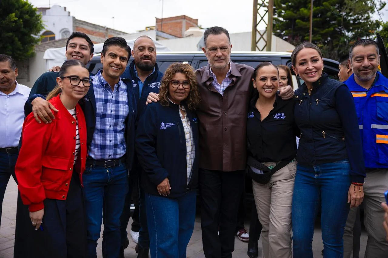 Refrendó Gobernador Kuri compromiso con mejoramiento urbano de SJR; entregó hoy obra superior a los 6 MDP.
