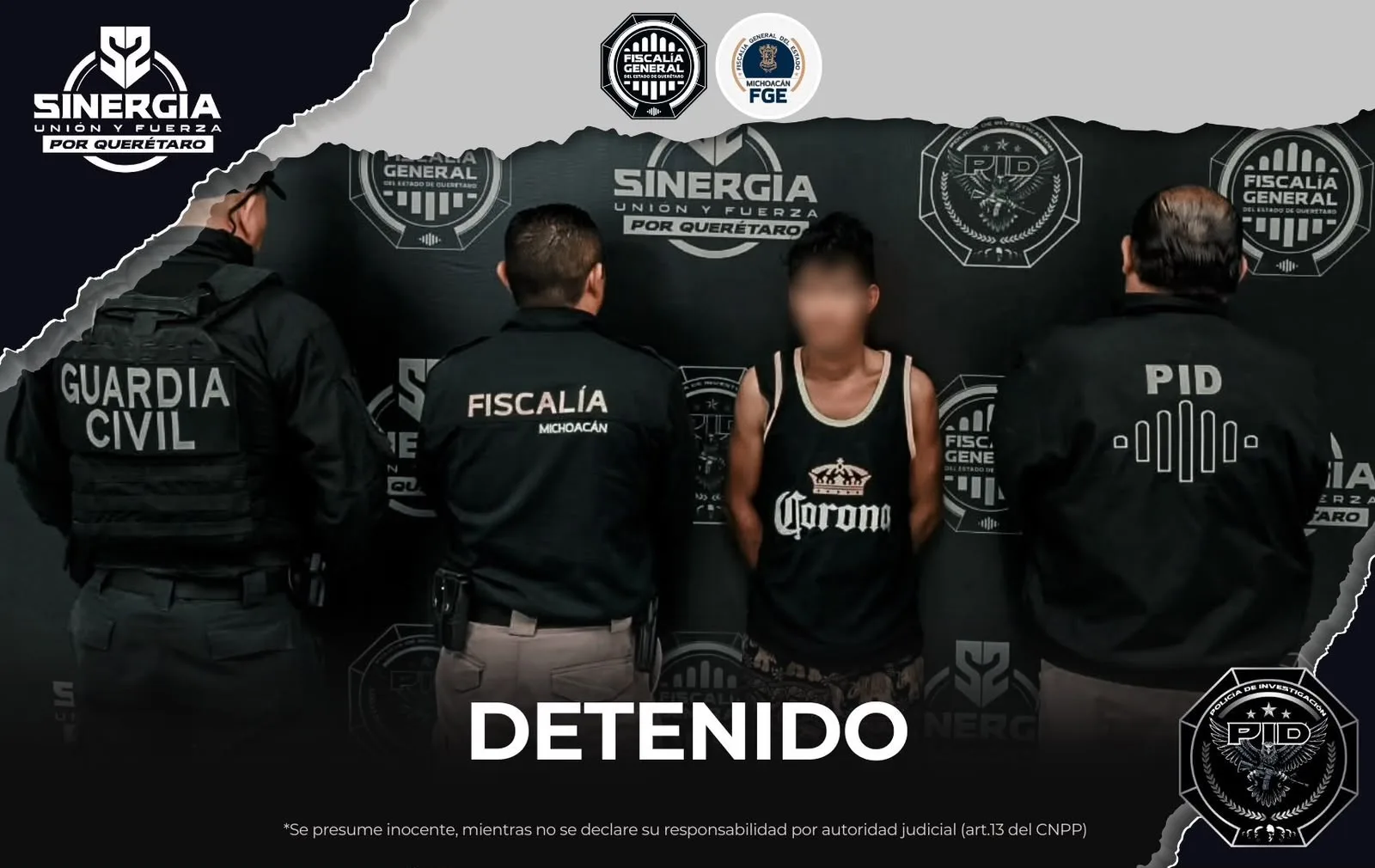 Sujeto es detenido en Querétaro por secuestro agravado y privación de la libertad cometidos en Michoacán