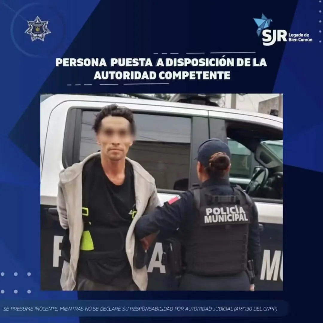 Lo atraparon dentro de un domicilio particular en Valle de Oro.