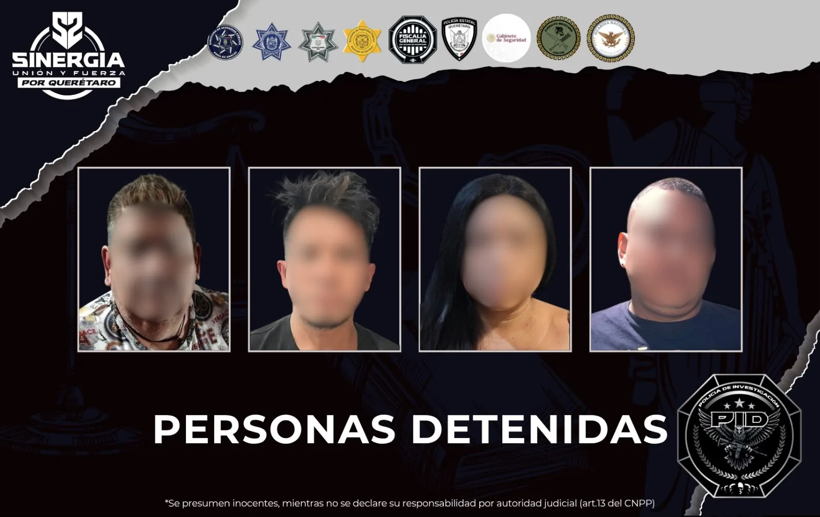 Cateos en Querétaro, Corregidora, Jalpan de Serra y Pinal de Amoles dejan 4 detenidos.