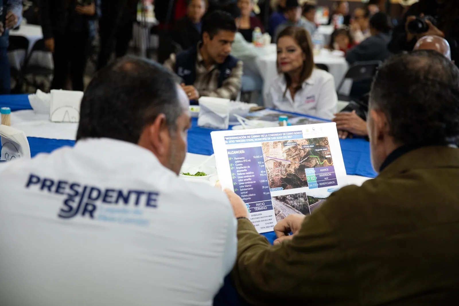 Entregan rehabilitación de más de 10 mil metros cuadrados de pavimento;  en el camino Cerro Gordo–El Sitio